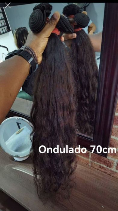 Extensões de cabelo humano Natural