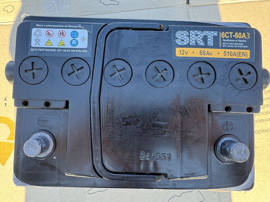 Аккумулятор RST 60A; 12v