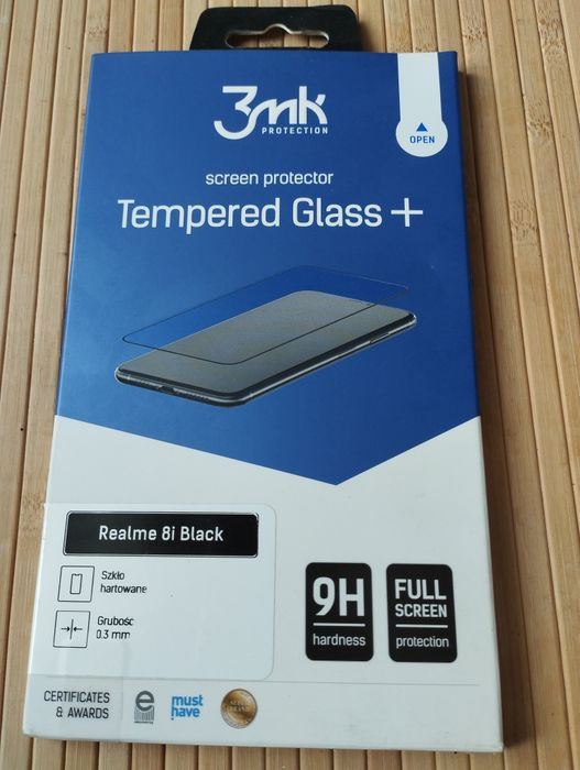 Szkło hartowane realme 8i black