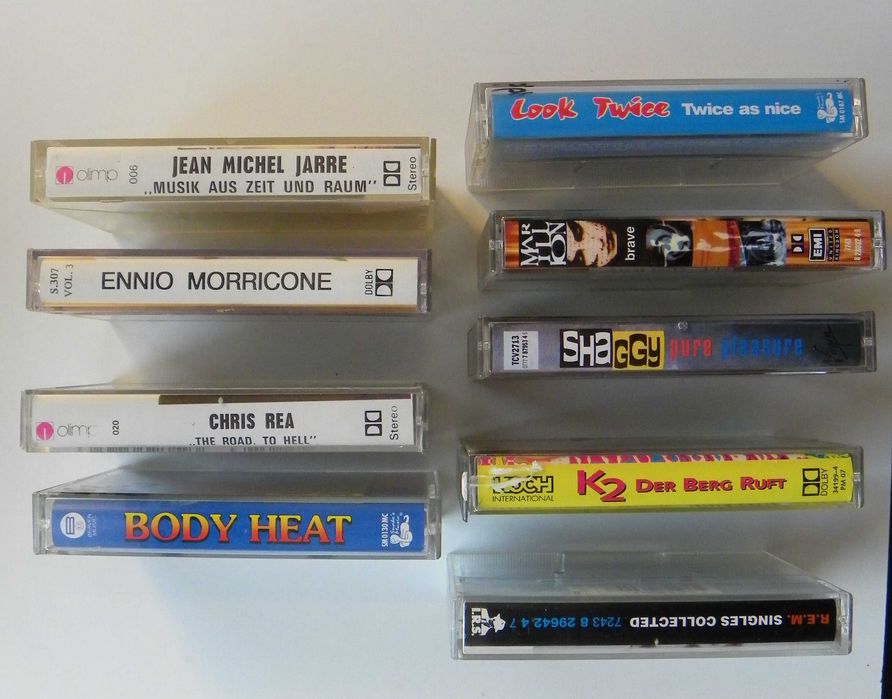 9 Kaset Muzyka Zagraniczna