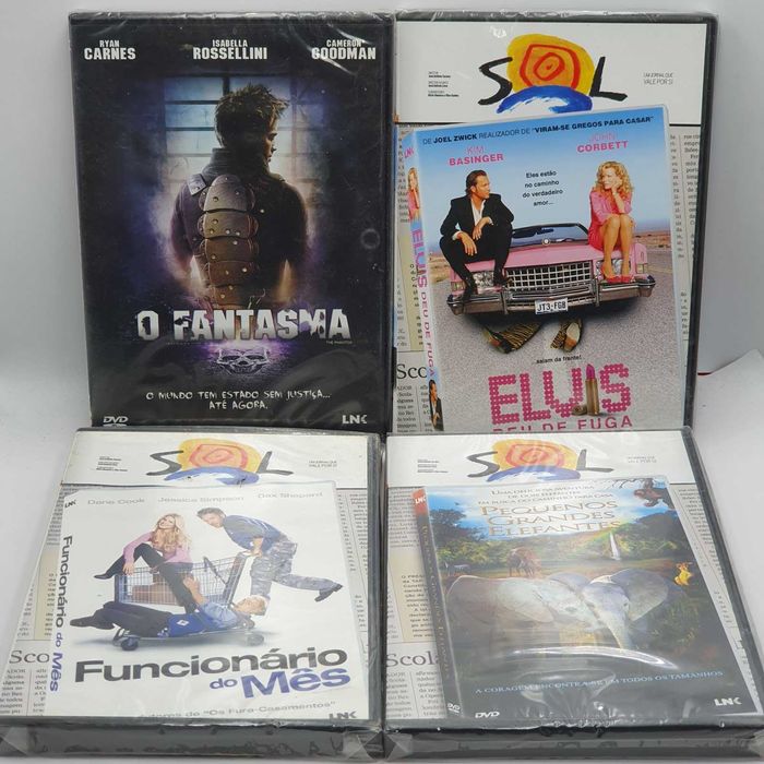 Lote 1/2 - Pack de 18 Filmes Novos e Selados em DVD - Ref.VI
