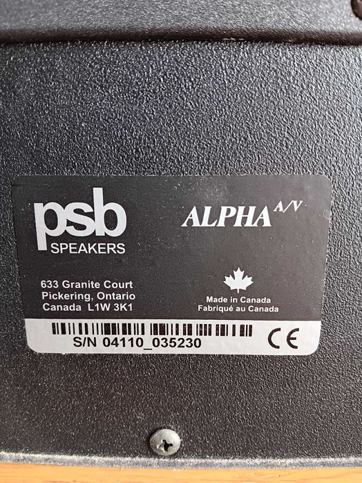 Conjunto de Três Colunas de Som PSB Alfa - Alta Qualidade Sem Uso