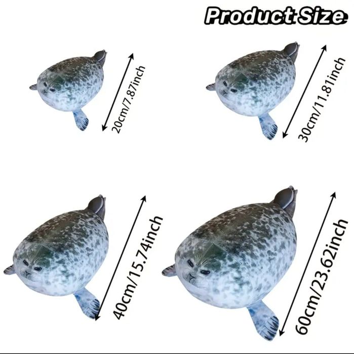 Тюлені іграшки всі розміри 20/30/35/40/набір