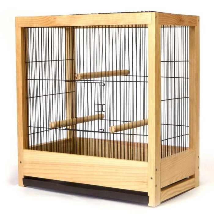 Клетка для птиц деревянная в стиле "ЛОФТ". Под любой интерьер. AVRETRO