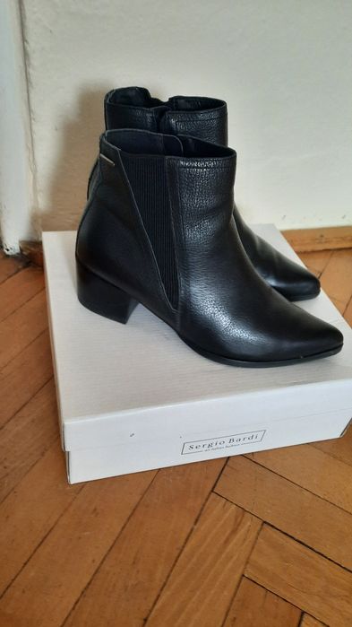 Skórzane botki Sergio Bardi r. 37