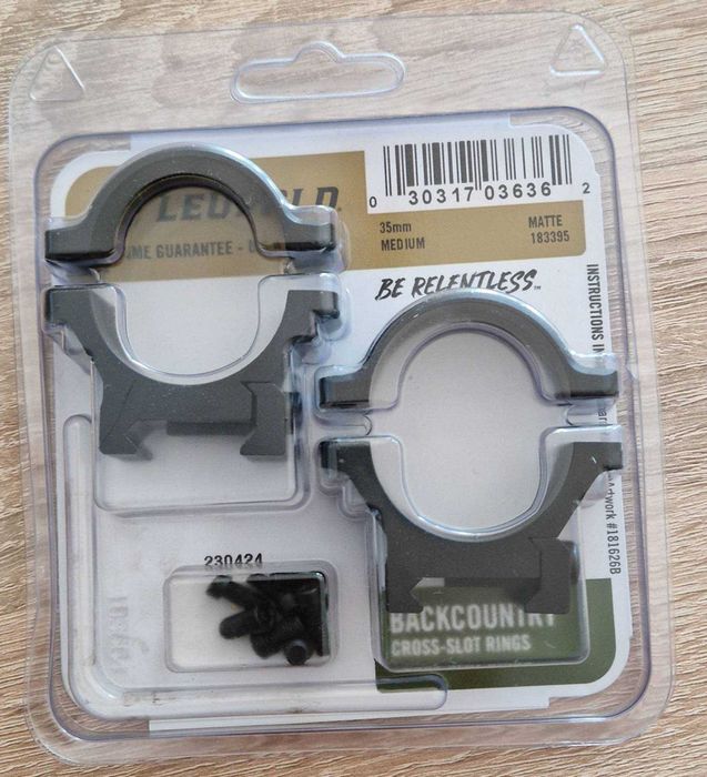 Montaż do lunety celowniczej Leupold BackCountry Cross-Slot 35mm med.