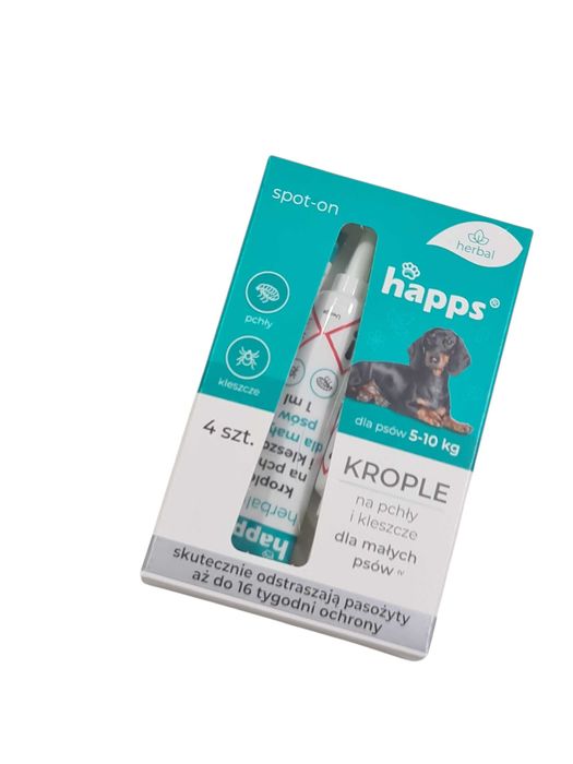 Krople na pchły i kleszcze dla małych psów 510 kg