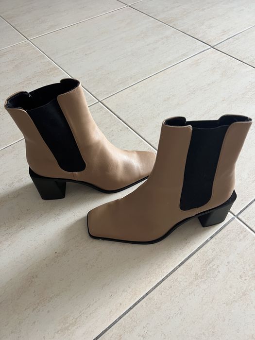 Botas beje Mulher