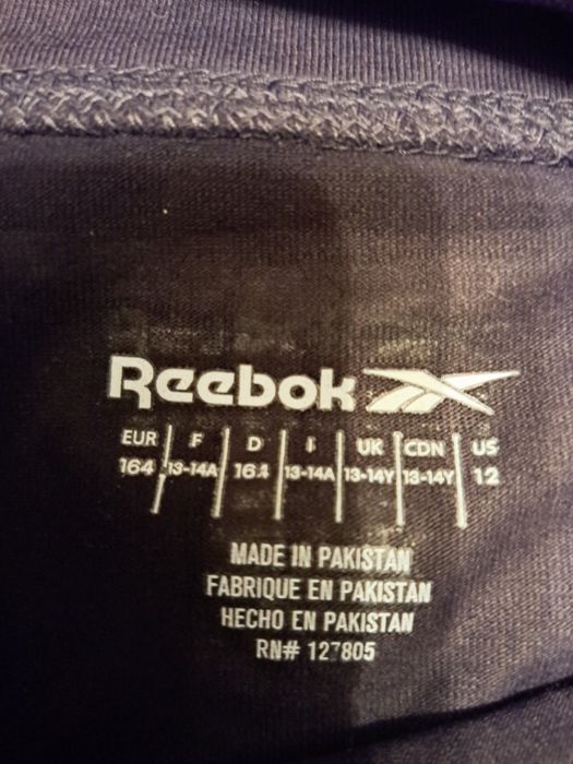 Leginsy Reebok 13-14 lat nowe