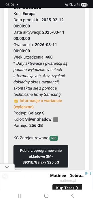 Samsung galaxy s25