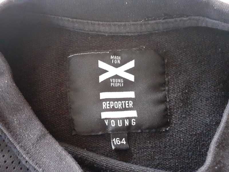Bluza chłopięca, czarna, rozmiary 164, Reporter Young