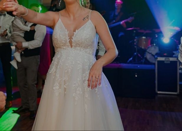 Suknia ślubna 57-22T ciążowa