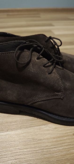 Zamszowe buty męskie,r.46(31 cm)!