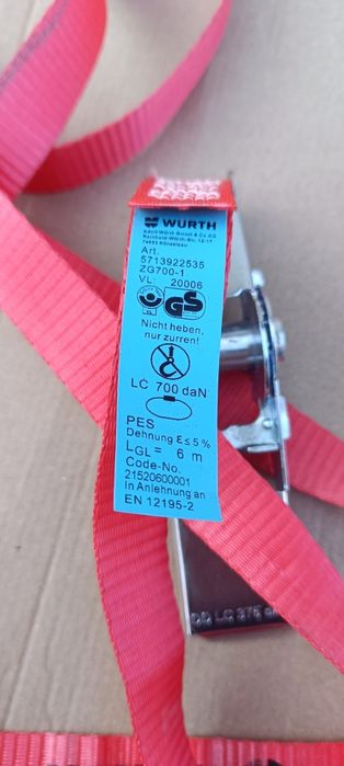 Pas transportowy Würth 6 m
