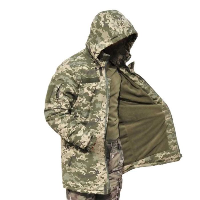 Куртка тактична зимова утеплена COOL DRAGON. Піксель. Є розміри!