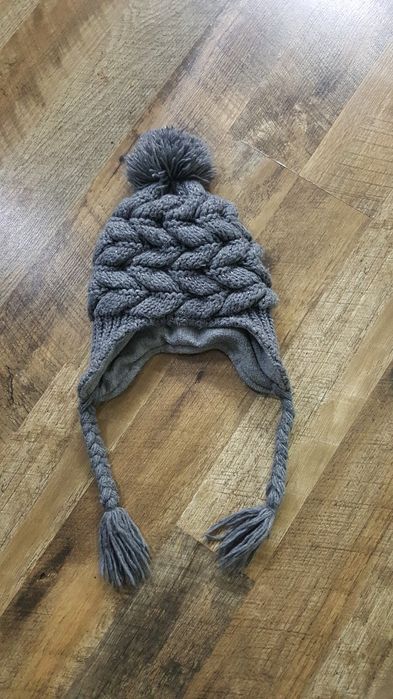 Zimowa czapka 52 53 dla dziewczynki ciepła gruba 104