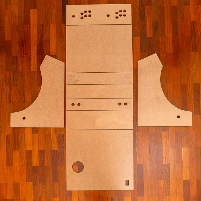 Estrutura Arcade Bartop DIY para monitor 24'