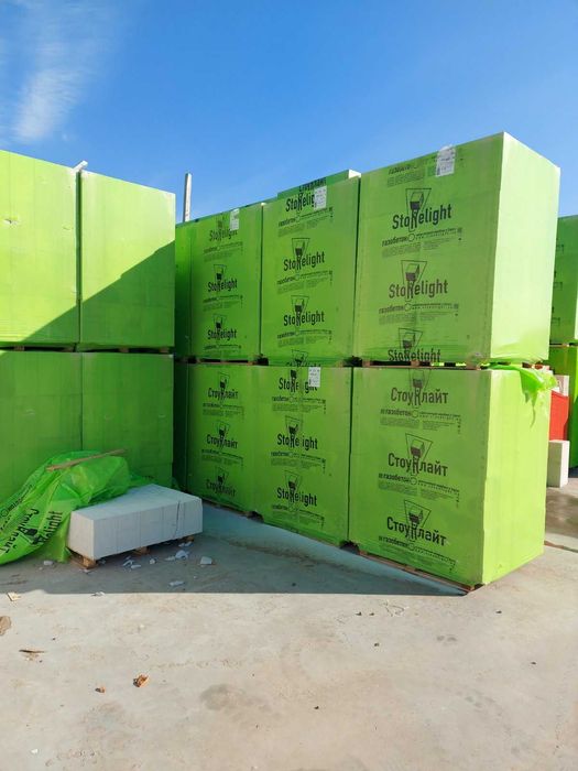 Газоблок СтоунЛайт працюємо по всій області