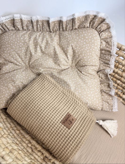 Kocyk z wafla z podusią