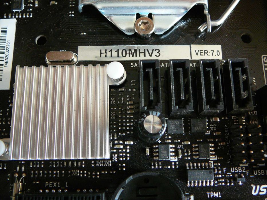 материнська плата mini itx biostar h110mhv3 lga 1151