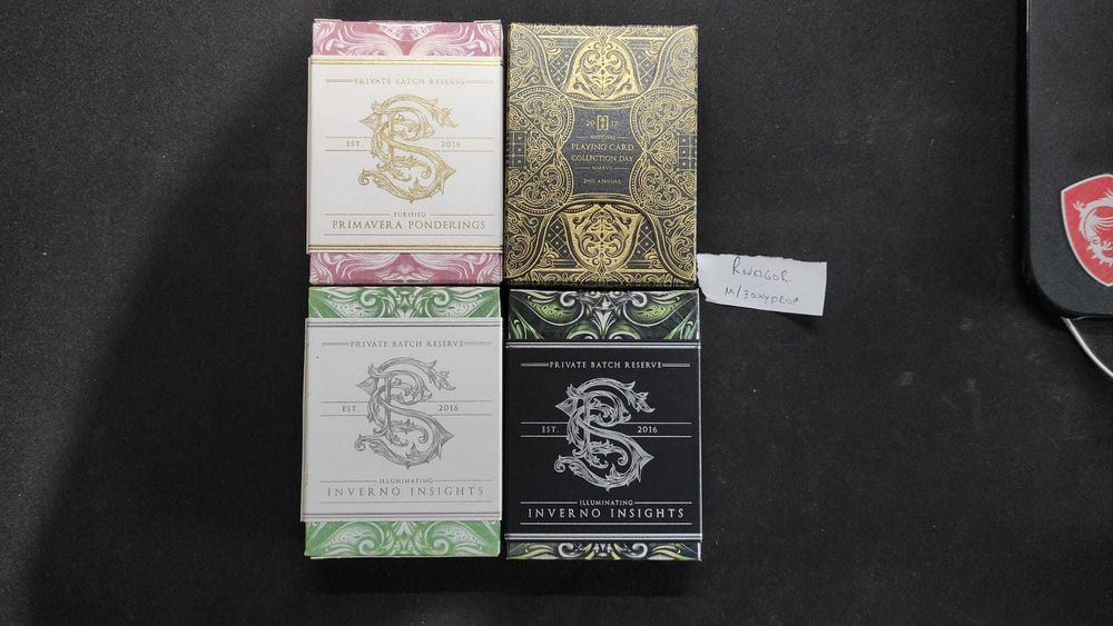 Baralhos de cartas magia raro David Blaine Bicycle Fournier muito mais