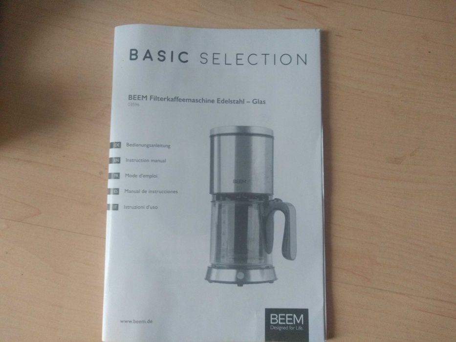 ekspres przelewowy Beem AD-103 nowy