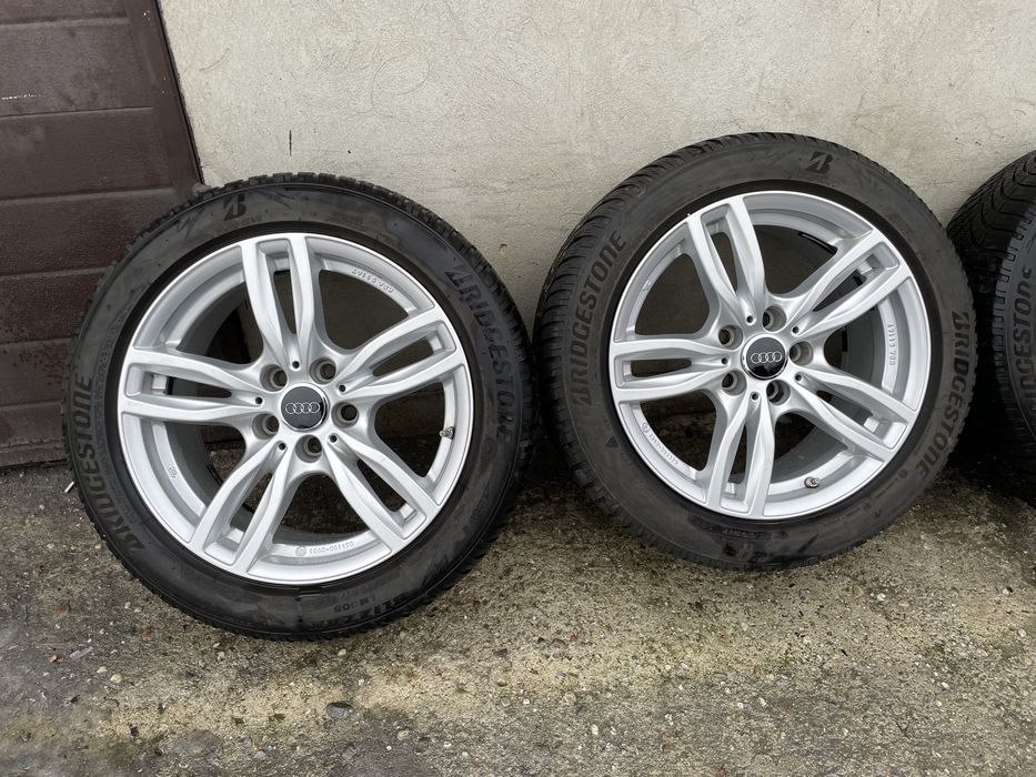 (161) Koła, Felgi 5x112 17” Germany, Audi, Bridgestone