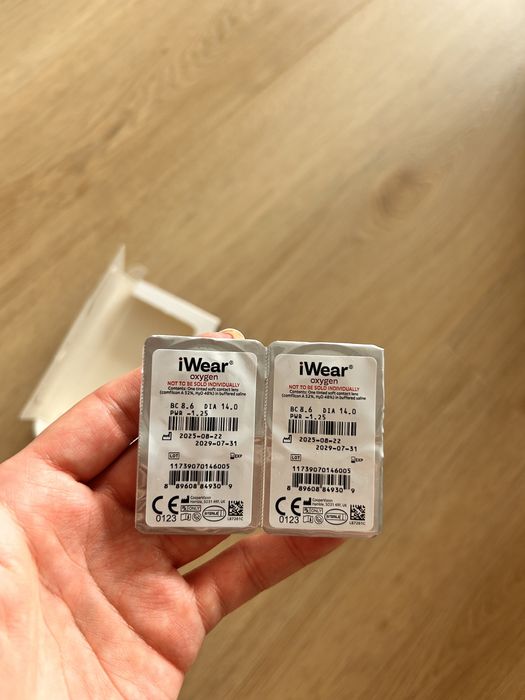 Soczewki iwear oxygen -1,25