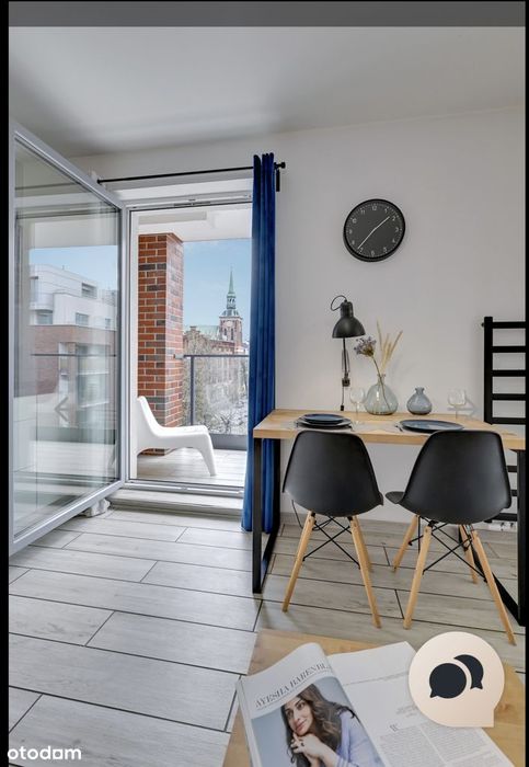 Gdańsk | Angielska Grobla | Apartament z balkonem i parkingiem
