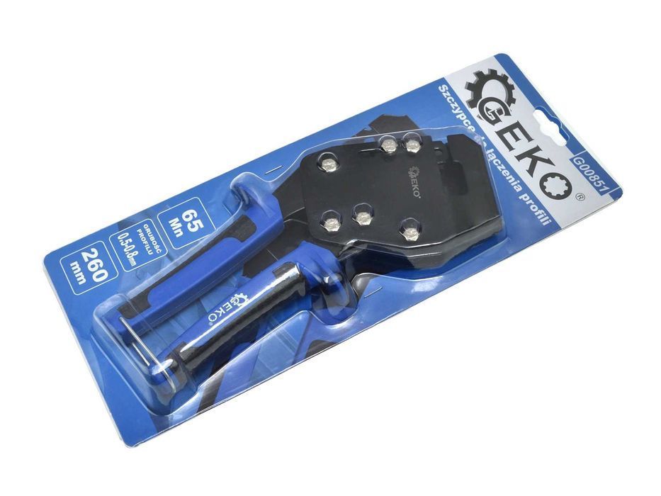 Szczypce do łączenia profili 260mm 65Mn Geko