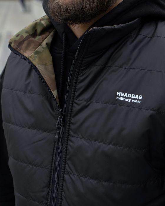 Двостороння безрукавка HEADBAG Multicam Black, розмір L, нова