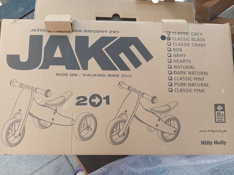 Rowerek biegowy 2 w 1