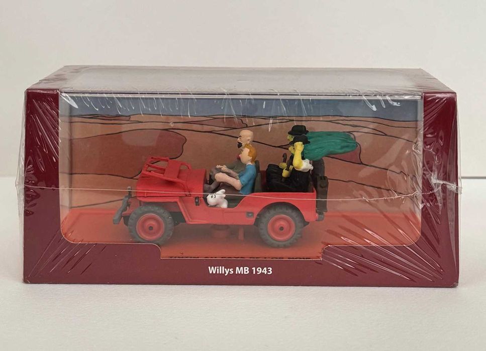 2 miniaturas da série “En Voiture Tintin”.