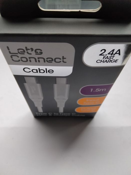 Cabo 1,5m para carregadores de telemóveis android novo  2.4