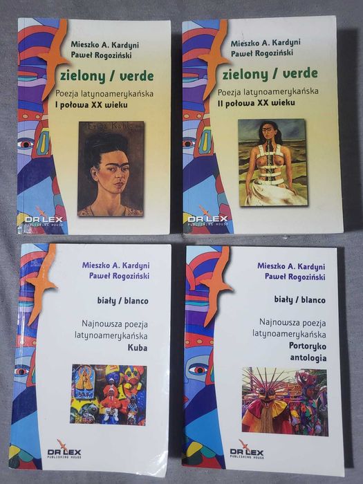 Kardyni, poezja latynoamerykańska, zielony, verde, biały, blanco.