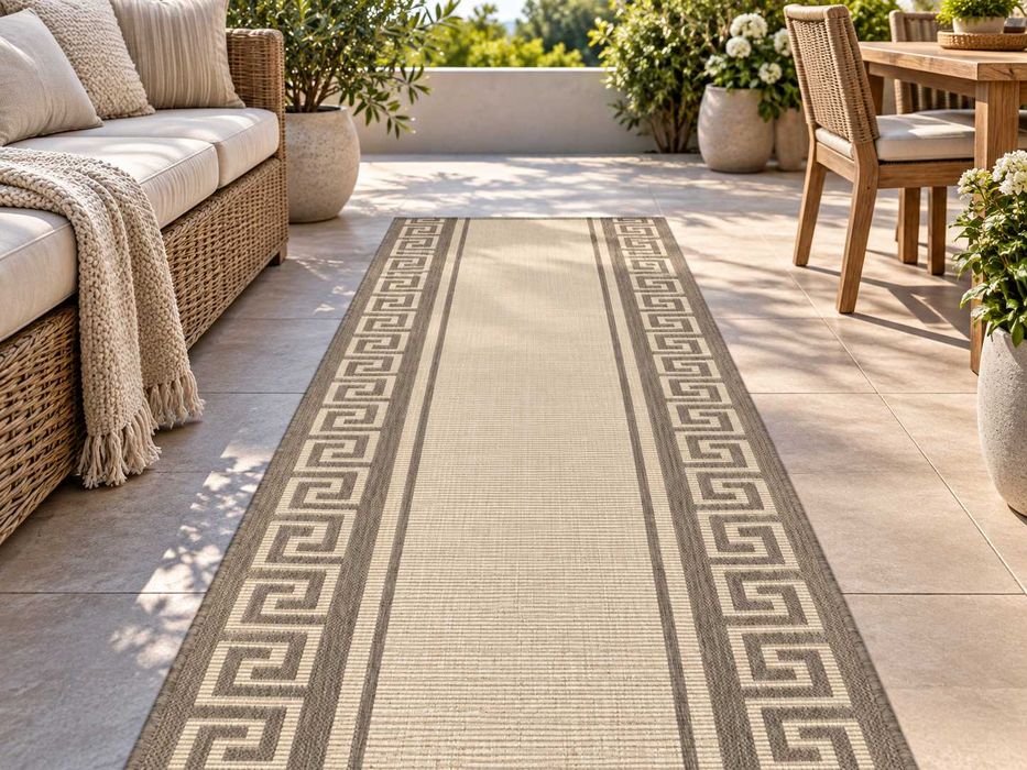 Chodnik Sznurkowy Plecionka Na Zewnątrz Taras Balkon 80 cm 100 cm 133 cm