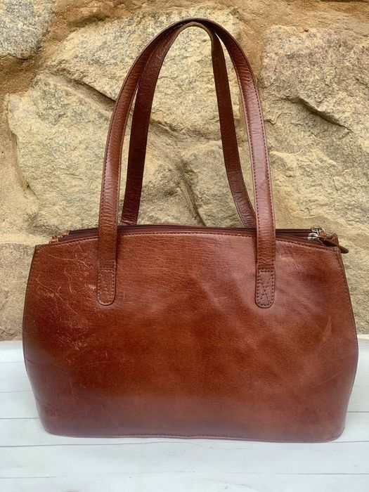 Osprey London винтажная кожаная сумка.