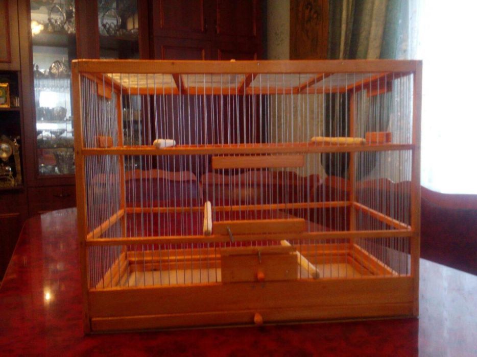 Клетки для птиц из натурального материала