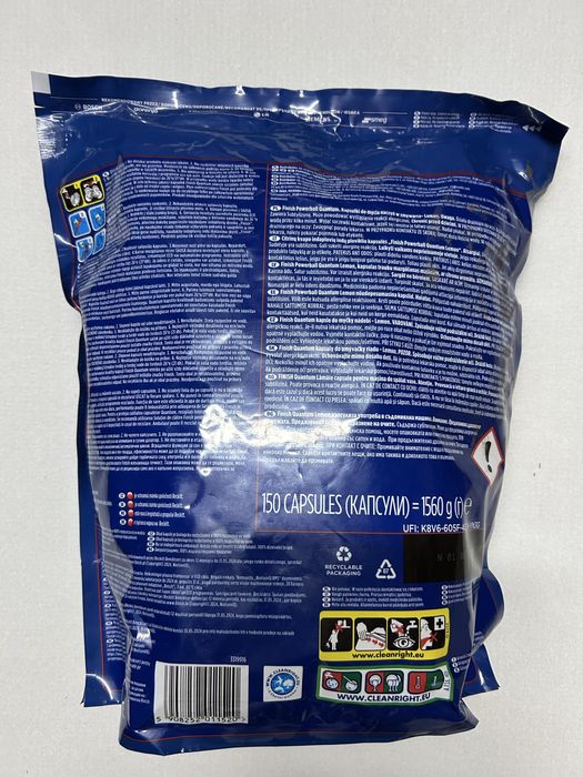 Kapsulki do zmywarki finish 150szt