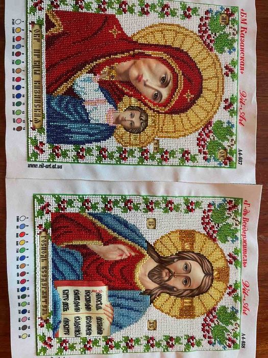 Вышитые бисером картины