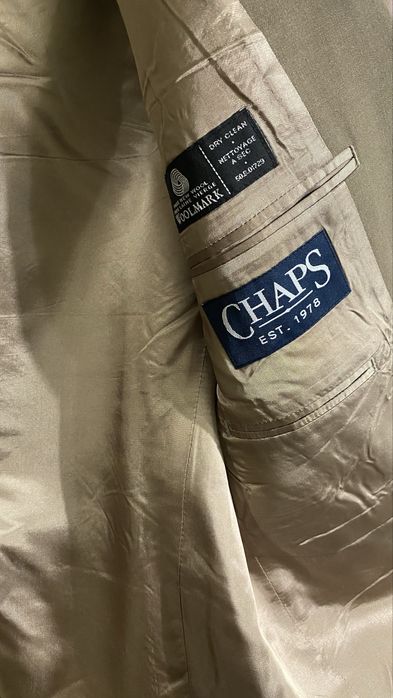 Пиджак мужской Chaps 100% Шерсть Индонезия Новый