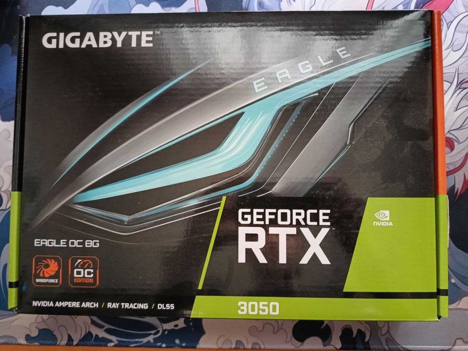 Відеокарта Gigabyte GeForce RTX 3050 EAGLE OC 8GB