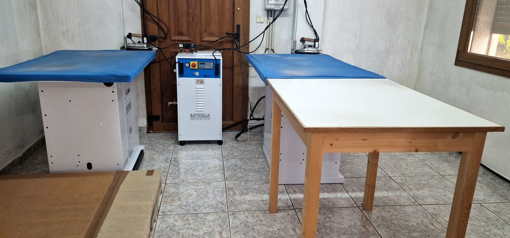 Vendo prensas e caldeira embalagem