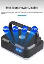 Лампа-ліхтар з павербанком 12000 mAh , з магнітом та гачком