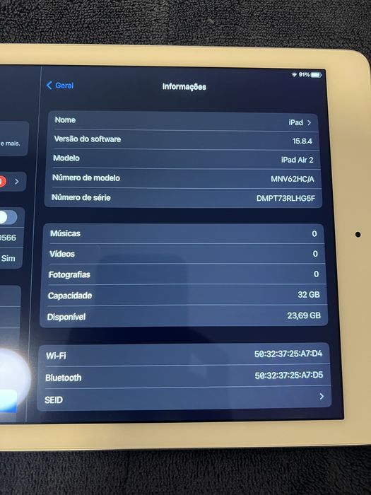 iPad Air 2 32GB Prateado