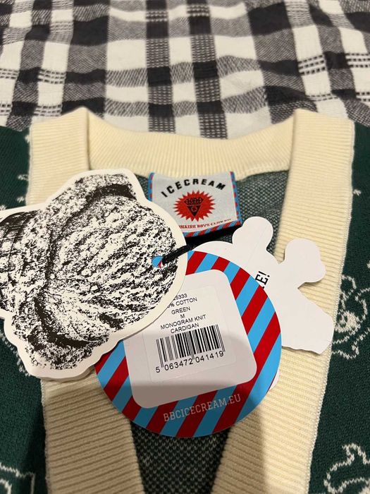 Męski kardigan Icecream Monogram Knit Cardigan