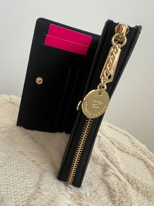 Portfel czarny damski NOWY