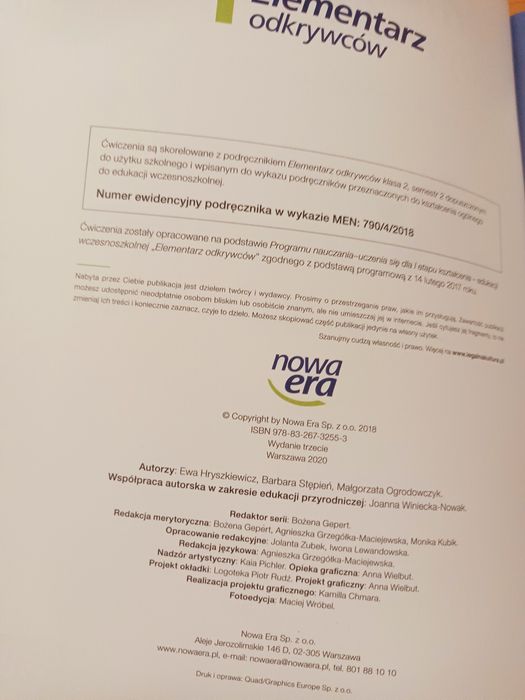 Elementarz odkrywców. Klasa 2. Część 4 Praca zbiorowa Nowa Era