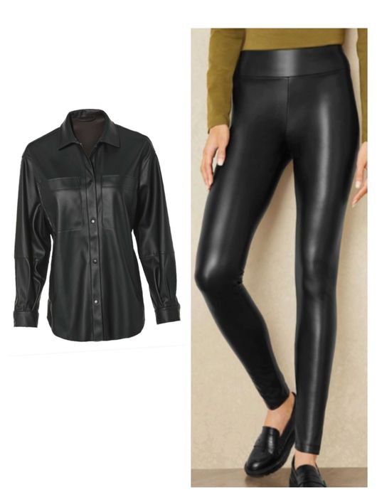 Komplet zestaw ala skórzany 44/46