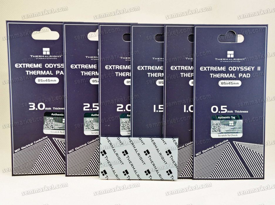 Термопрокладка EXTREME ODYSSEY 1, 2 Termalright 3K1280 0.5-3.0мм